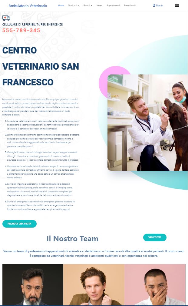 Template-Sito-Veterinario